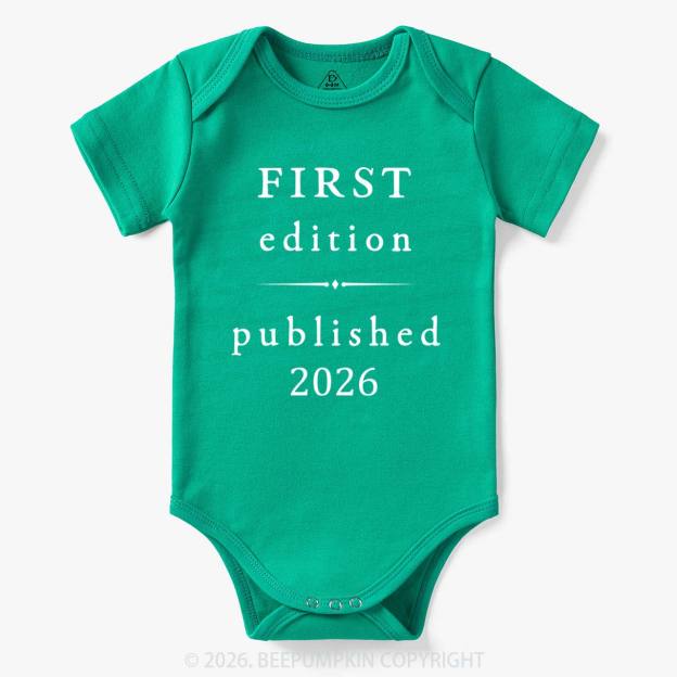 First Edition Published Bodysuit For Baby