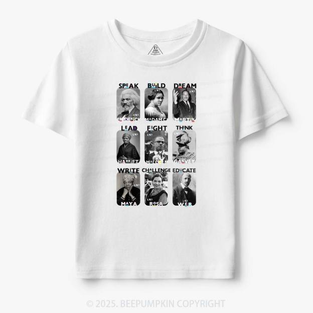 Inspired By Black History Toddler&Kid's Tees Beepumpkin