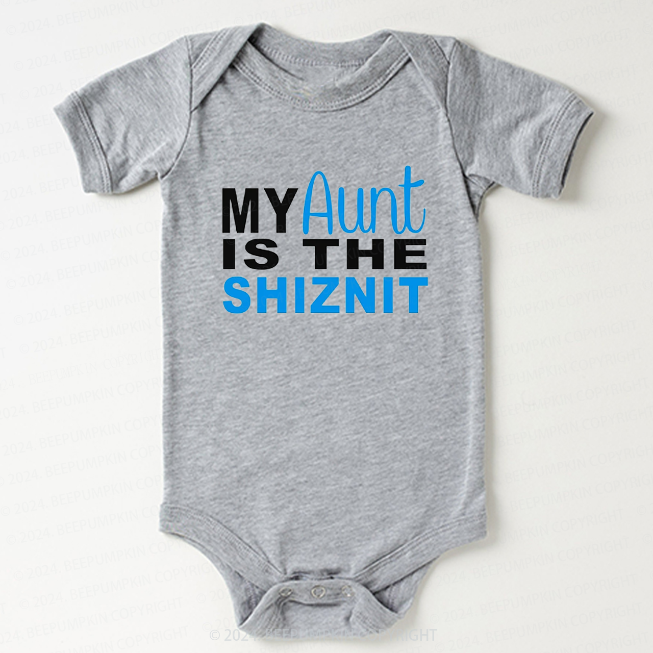 Personalized My Aunt Is The Bodysuit For Baby 