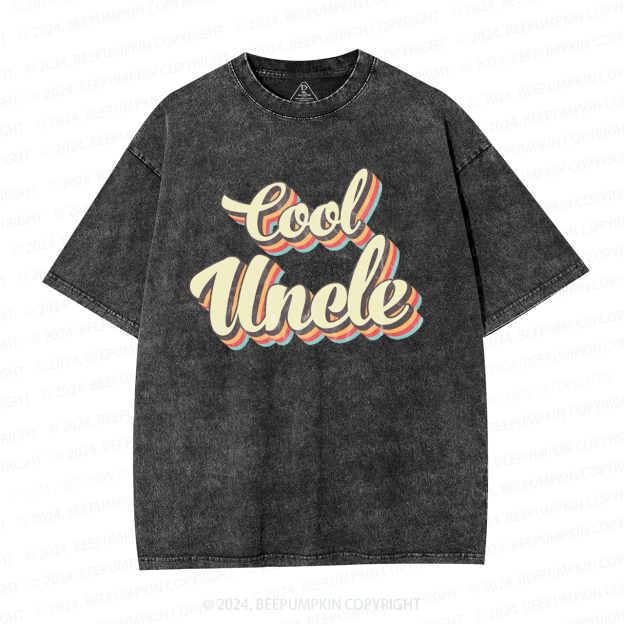 Cool Uncle Washed T-Shirts 