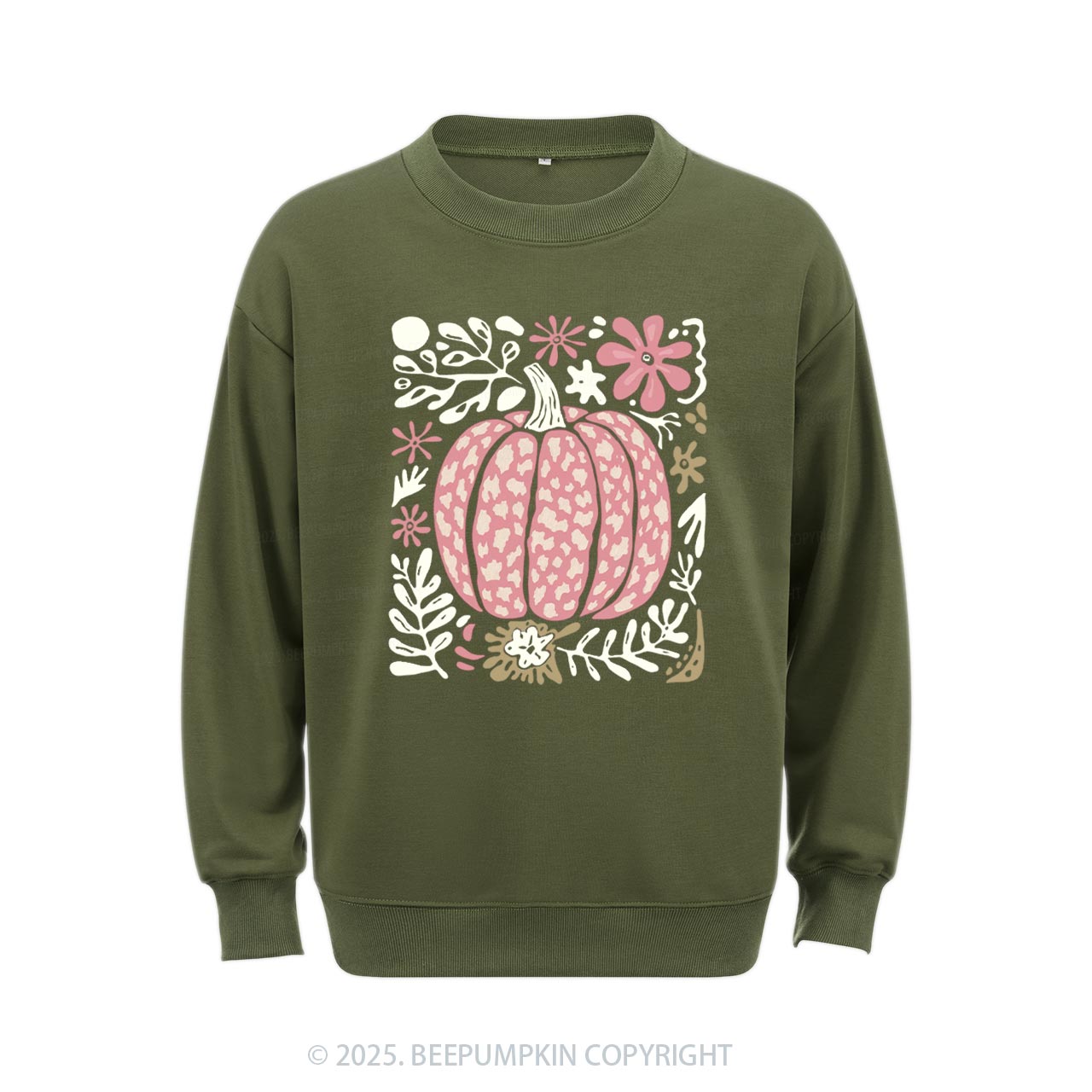 Leopard Pink Pumpkin Sweatshirt Beepumpkin