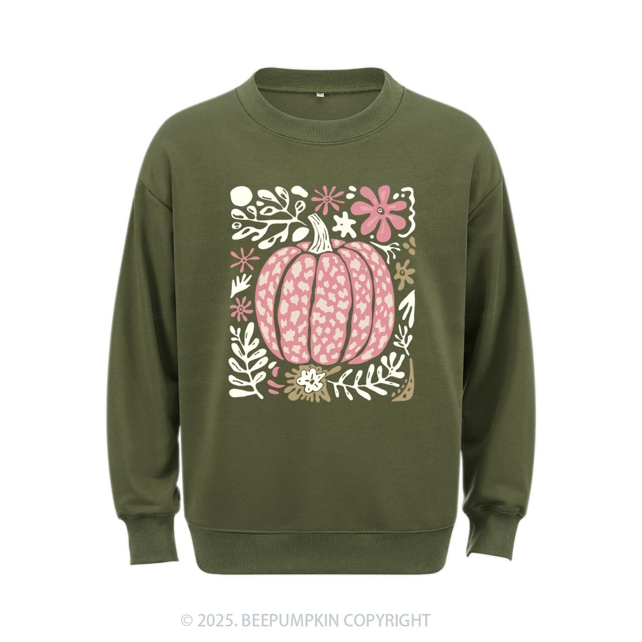 Leopard Pink Pumpkin Sweatshirt Beepumpkin