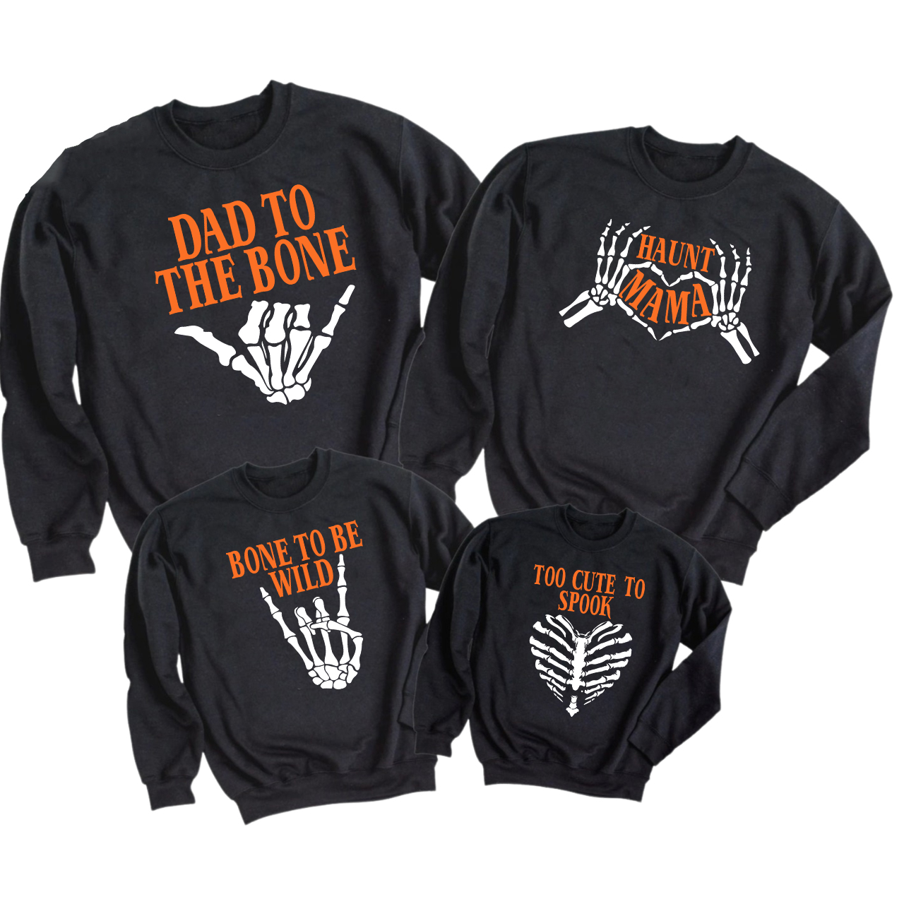 The Bone Halloween Family Matching Sweatshirt