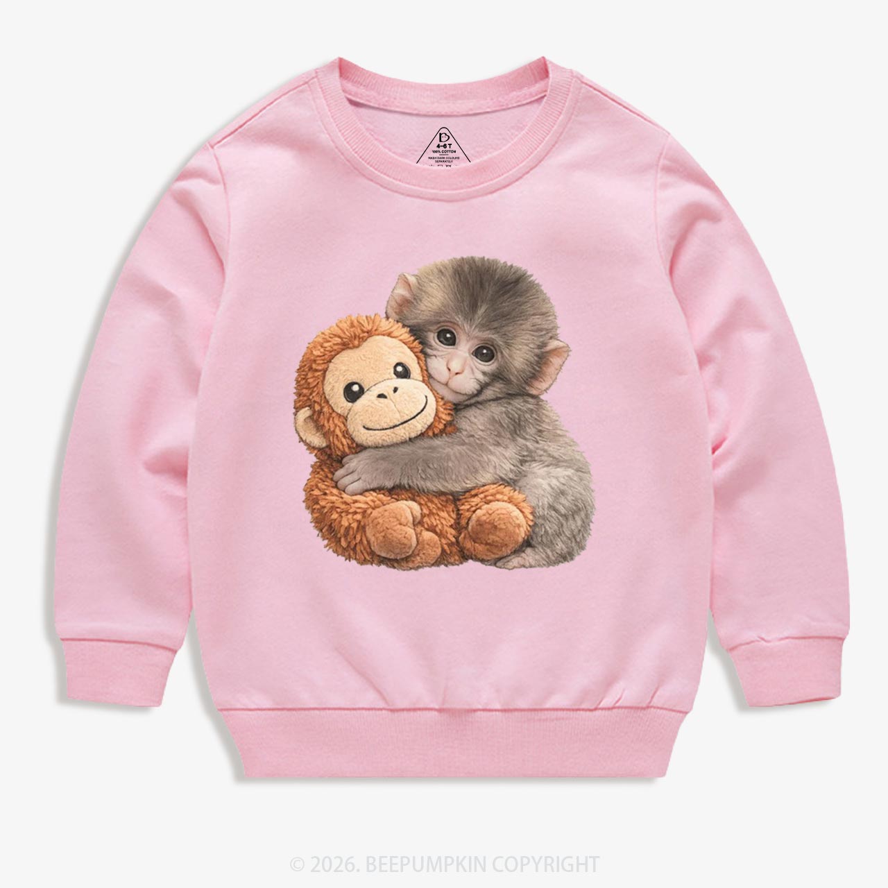 Punch The Monkey Kid's Sweatshirt