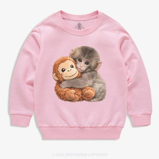 Punch The Monkey Kid's Sweatshirt