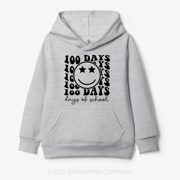 100 Days Of School Kid's Hoodies Beepumpkin
