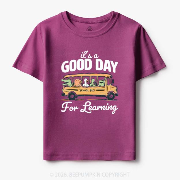 It's A Good Day For Learning Cute Animals Toddler&Kid's Tees