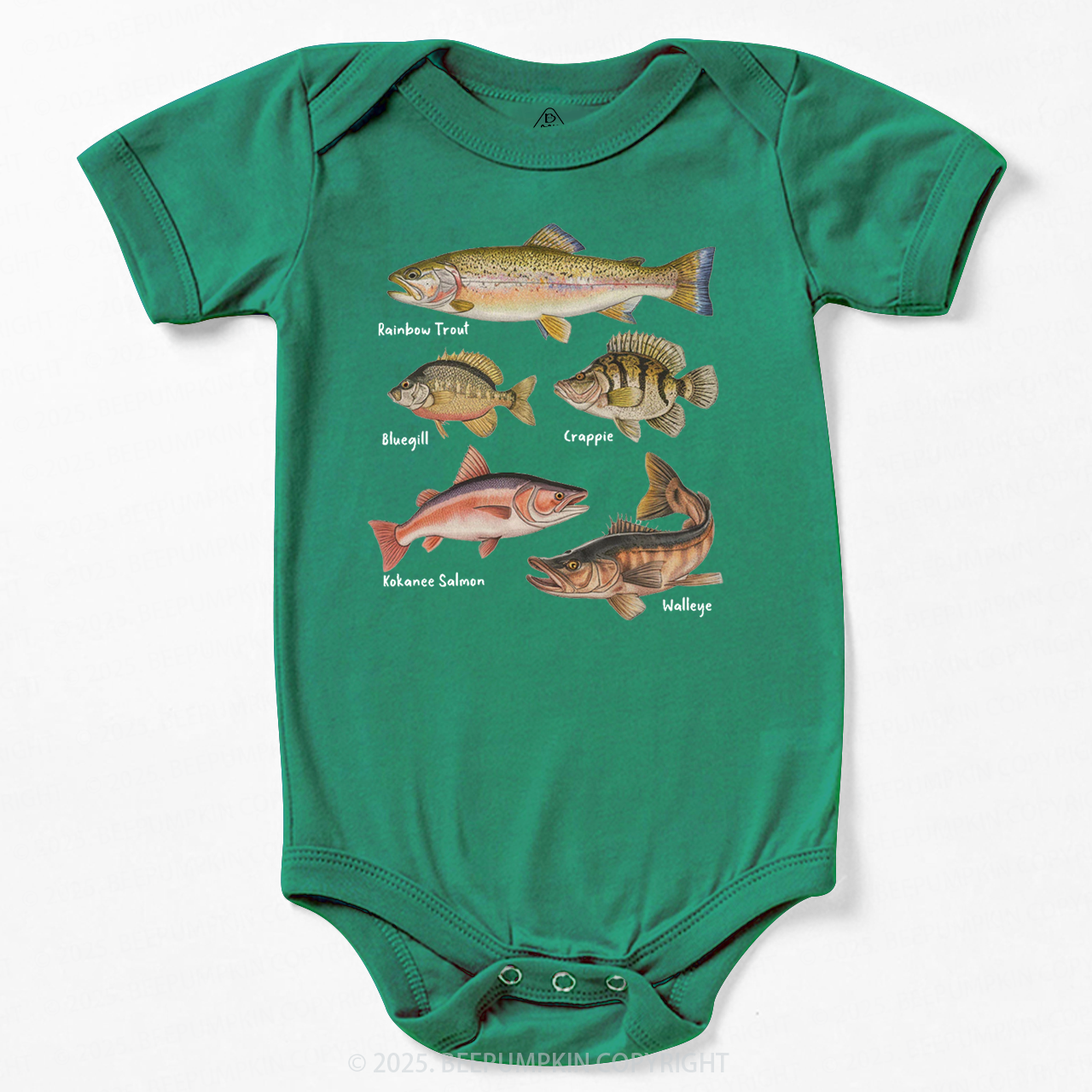 Lake Fish Field Guide Bodysuit Beepumpkin