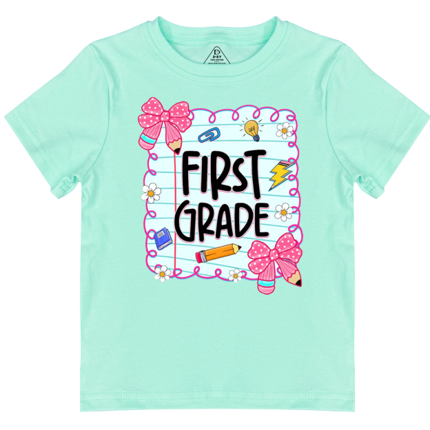 Personalized First Day Of School Toddler&Kid's Tees Beepumpkin