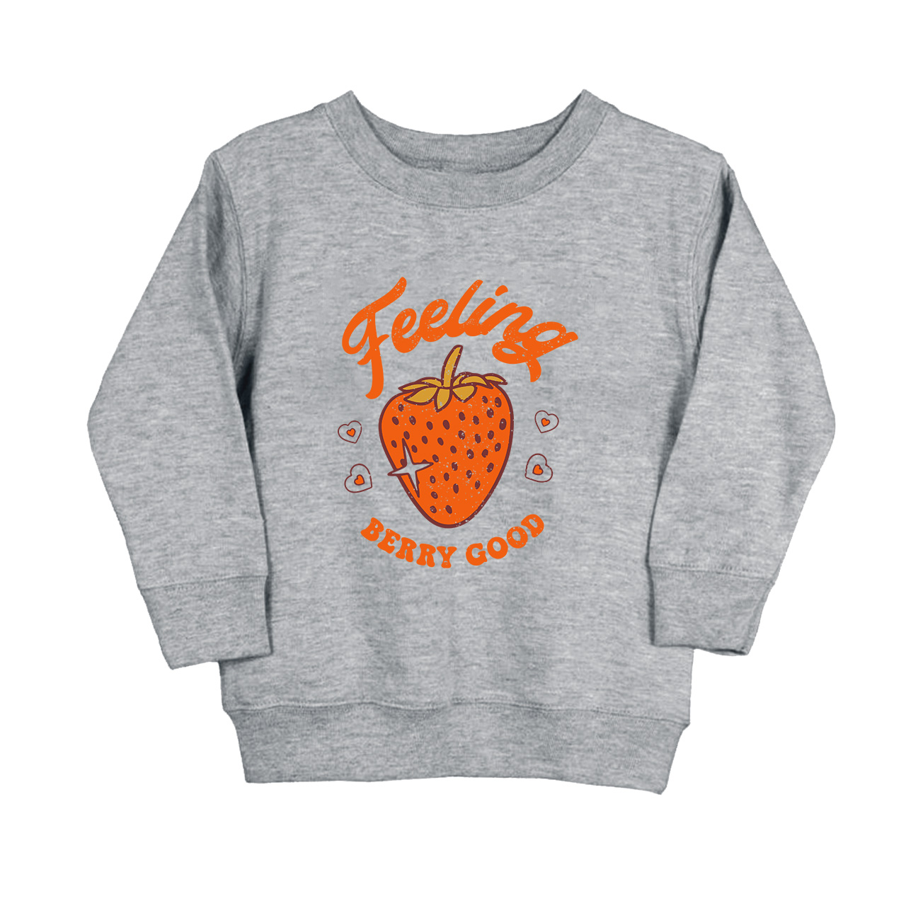 Feeling Berry Good Strawberry Kids Sweatshirt