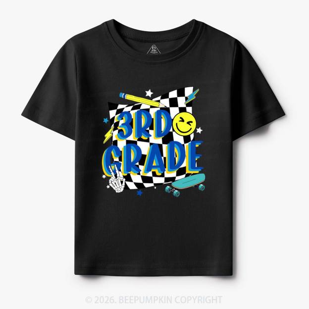 Personalized Cool Skateboard Lightning Back to School Toddler&Kid's Tees