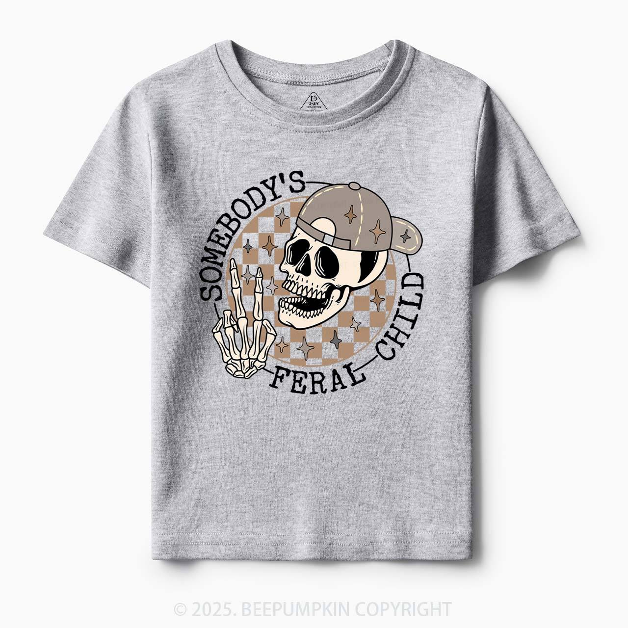 Somebody's Feral Child Toddler&Kid's Tees Beepumpkin 7