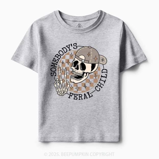 Somebody's Feral Child Toddler&Kid's Tees Beepumpkin 7