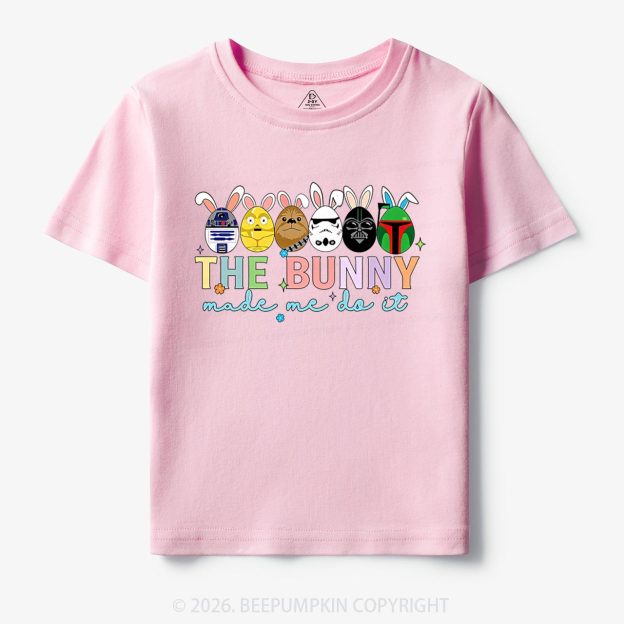 Cute Cartoon Characters Happy Easter Toddler&Kid's Tees Beepumpkin
