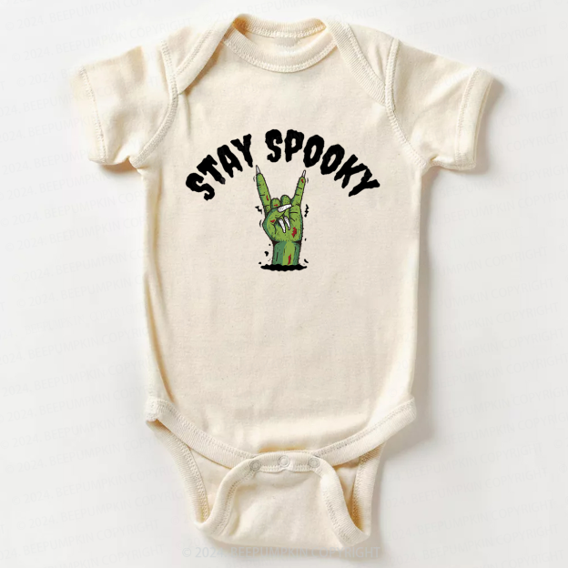 Halloween Stay Spooky Hand Bodysuits