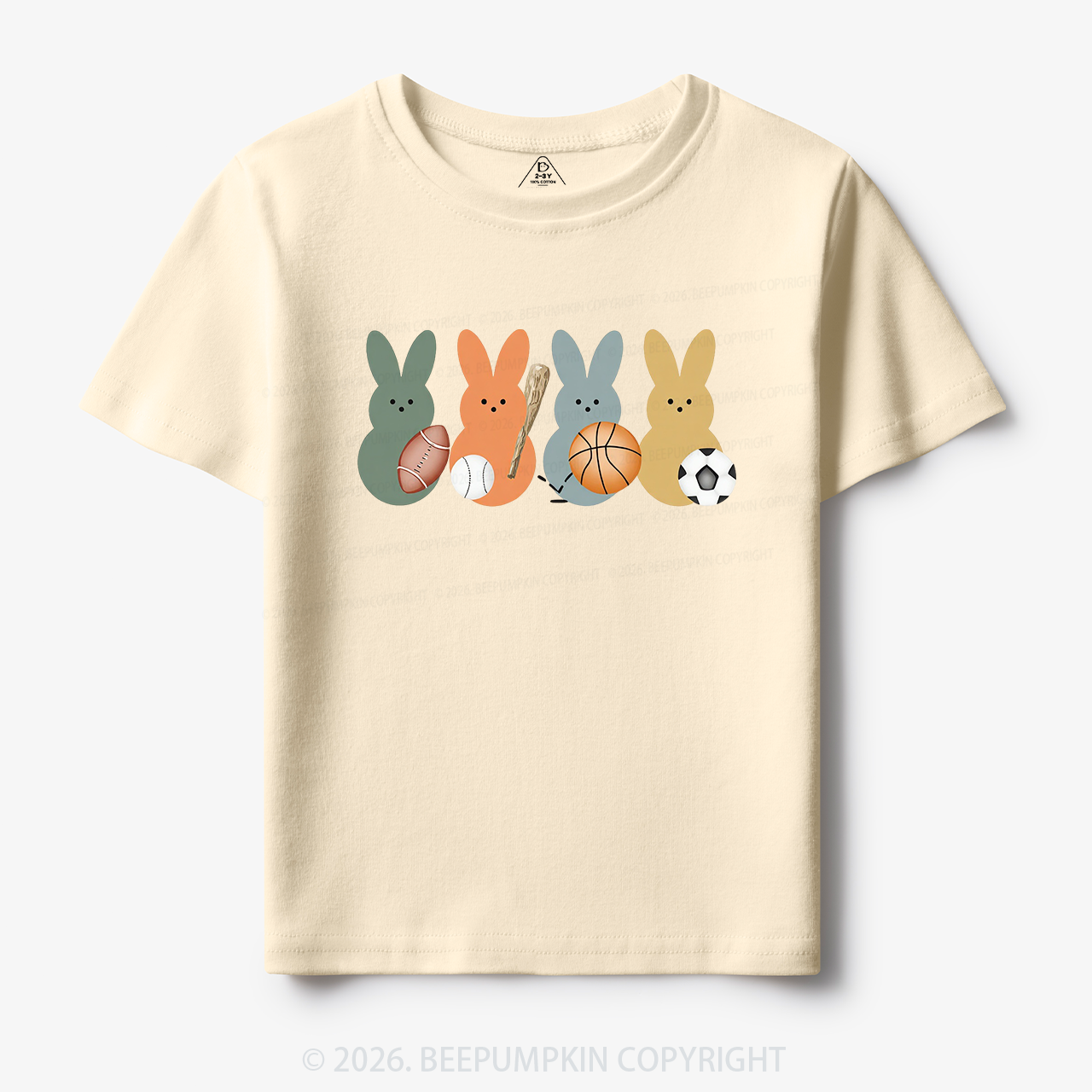 Easter Sporty Bunnies Toddler&Kid's Tees