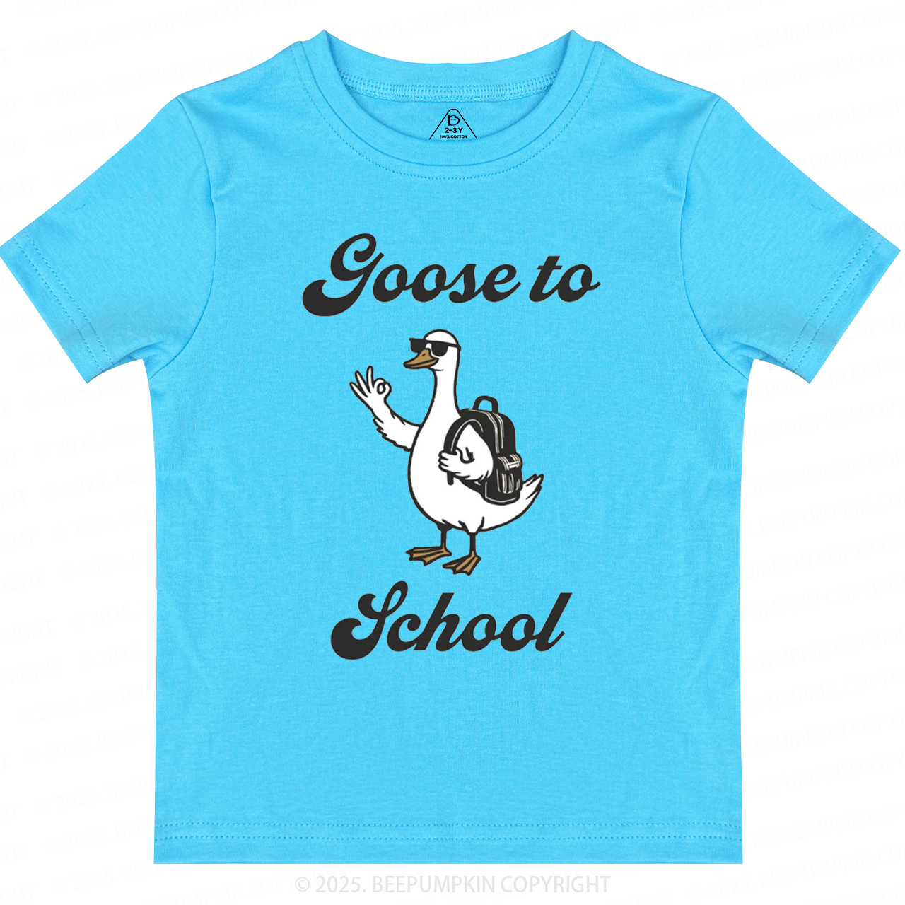 Goose to School Toddler&Kid's Tees Beepumpkin