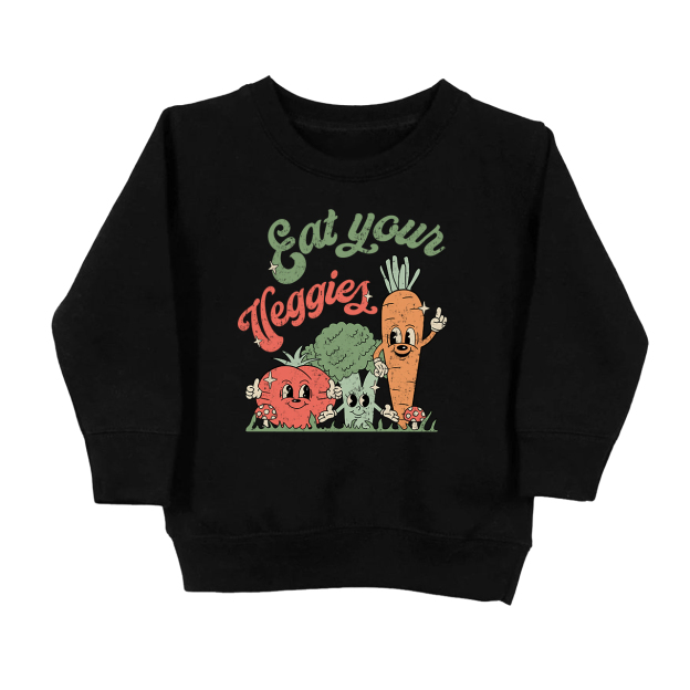 Eat Your Veggies Kids Sweatshirt