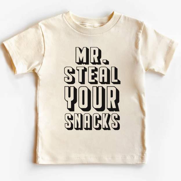 Mr Steal Your Snacks Toddler&Kids Tees