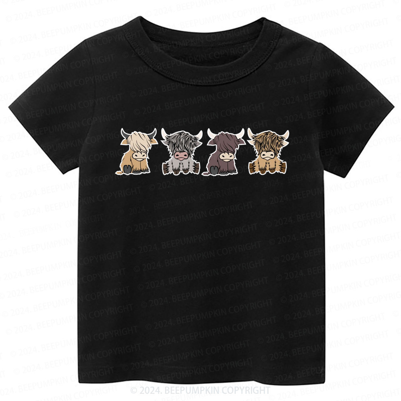 Highland Cows Toddler&Kids Tees 