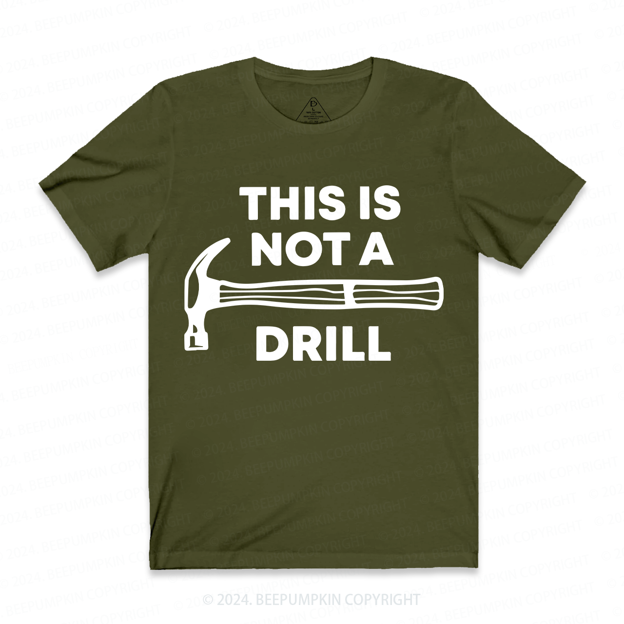 This Is Not A Drill Funny Dad and me Dad T-Shirt