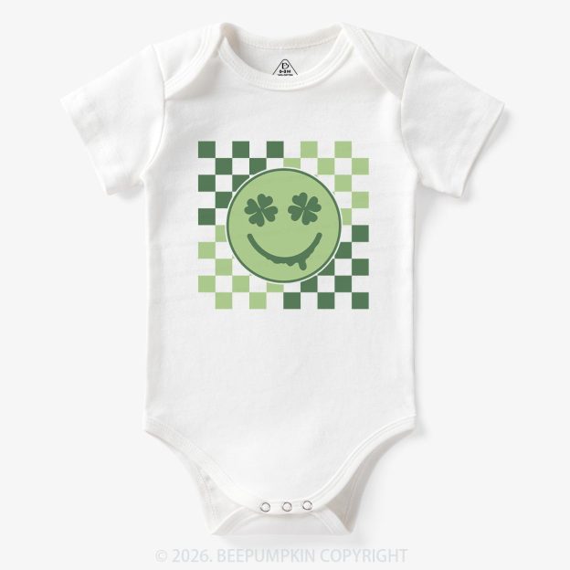 Retro Clover St.Patricks Day Bodysuit