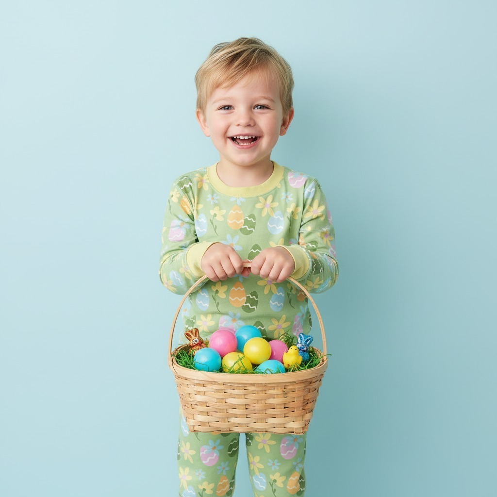 Clover Whisper St.Patrick's Two-Piece Pajama Set For Kids