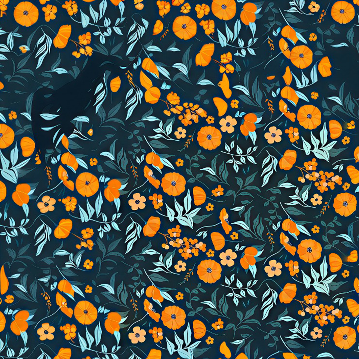 Dreamy Garden Two-Piece Pajama Set For Kids