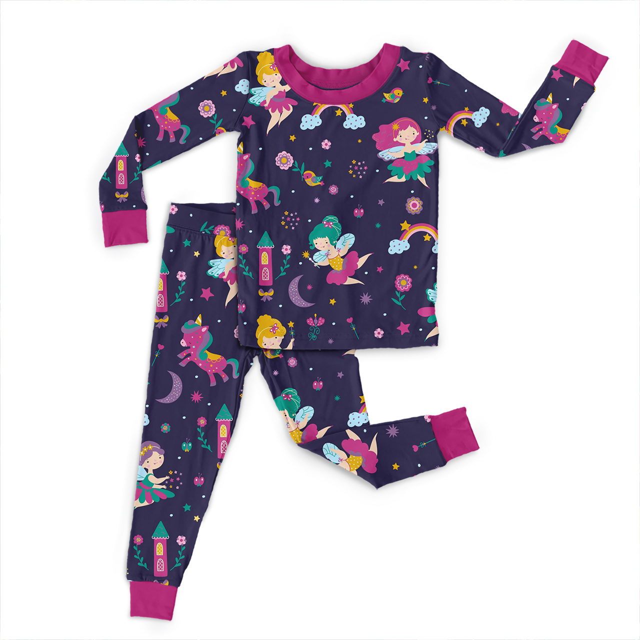 Fairyland Dreams Two-Piece Pajama Set For Kids