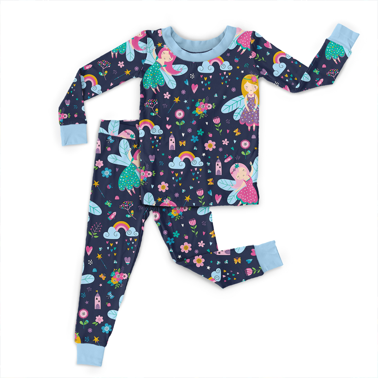 Starlight Fairy Two-Piece Pajama Set For Kids