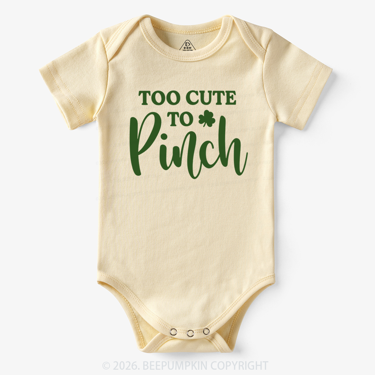 Too Cute To Pinch St. Patrick's Day Bodysuit