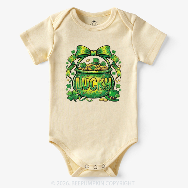 Lucky Shamrock Coquette St. Patrick's Day Bodysuit