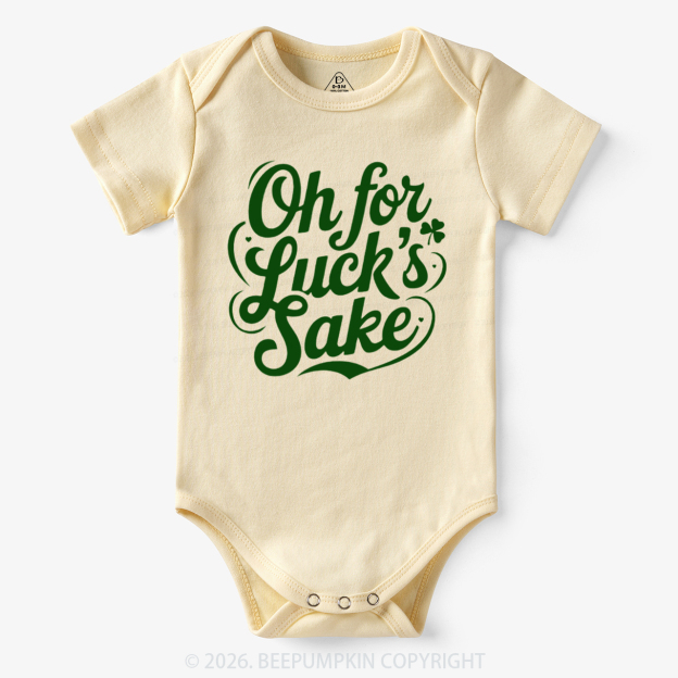 Oh For Luck’s Sake St. Patrick's Day Bodysuit