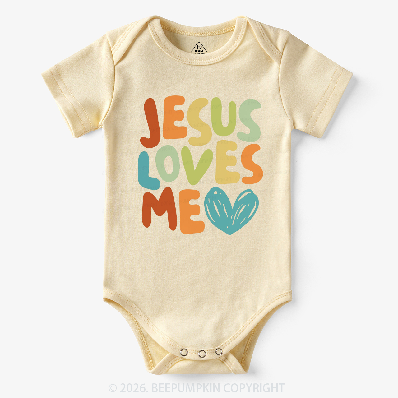 Jesus Loves Me Christian Bodysuit