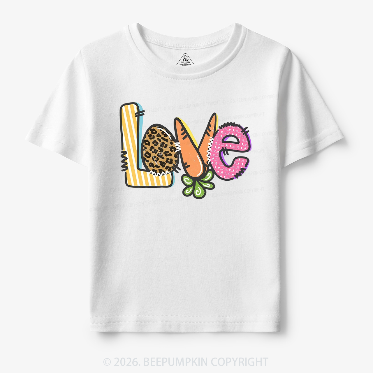 Easter Carrot Love Toddler&Kid's Tees