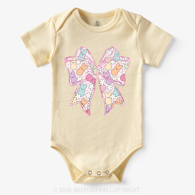 Easter Coquette Bunny Bow Bodysuit
