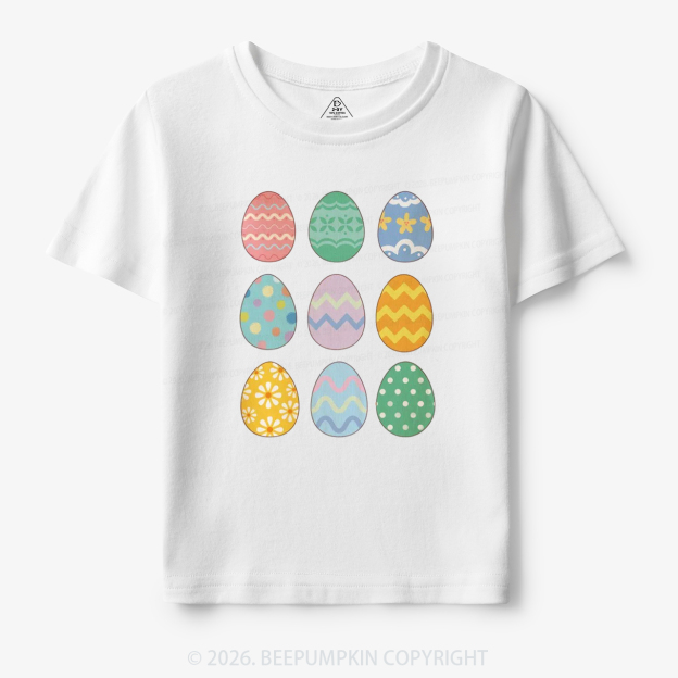 Cute Pastel Easter Egg Toddler&Kid's Tees