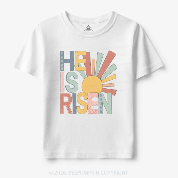 He Is Risen Love Like Jesus Easter Toddler&Kid's Tees