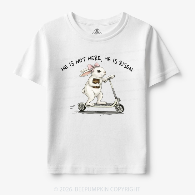 He Is Not Here He Is Risen Toddler&Kid's Tees