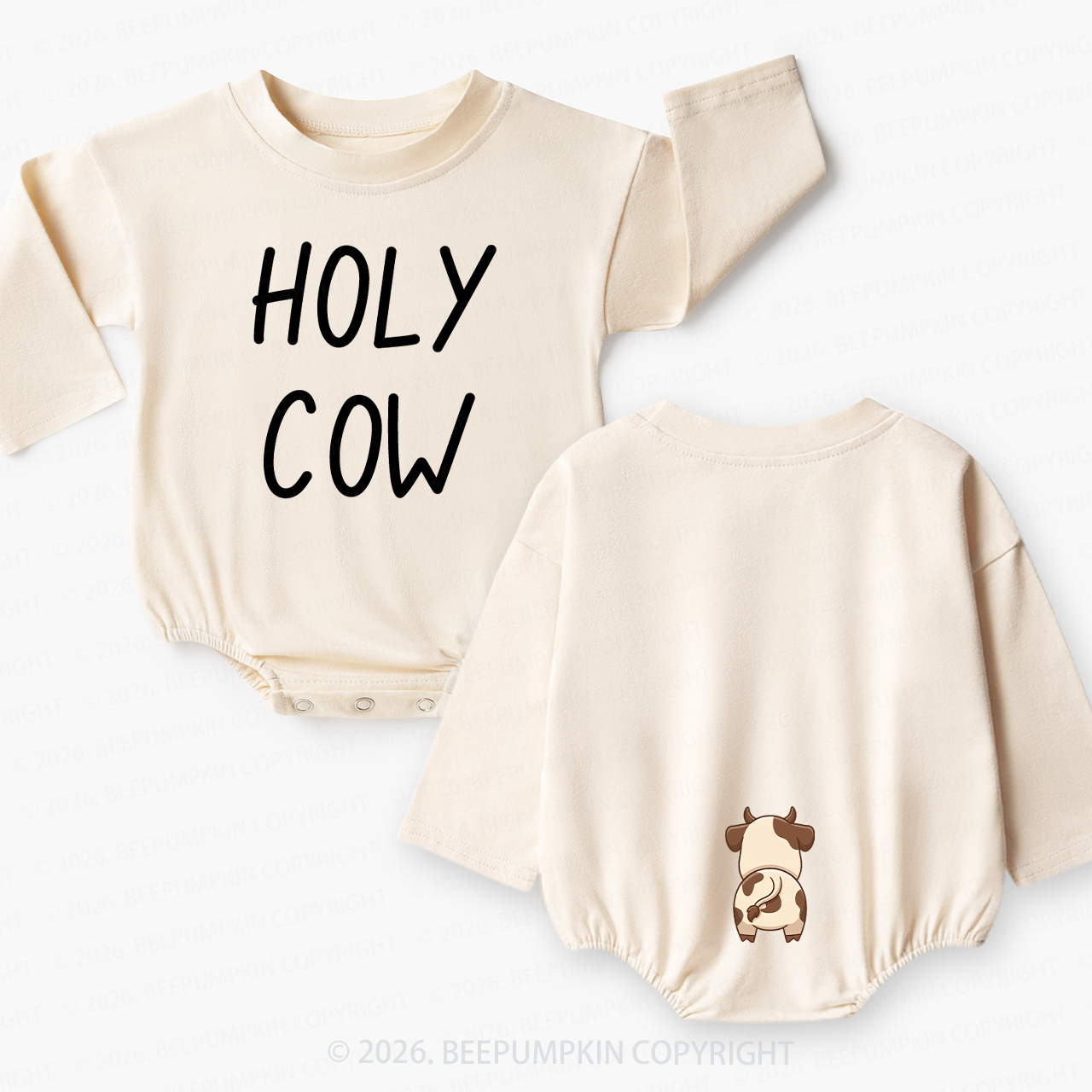 Holy Cow Baby Bubble Romper