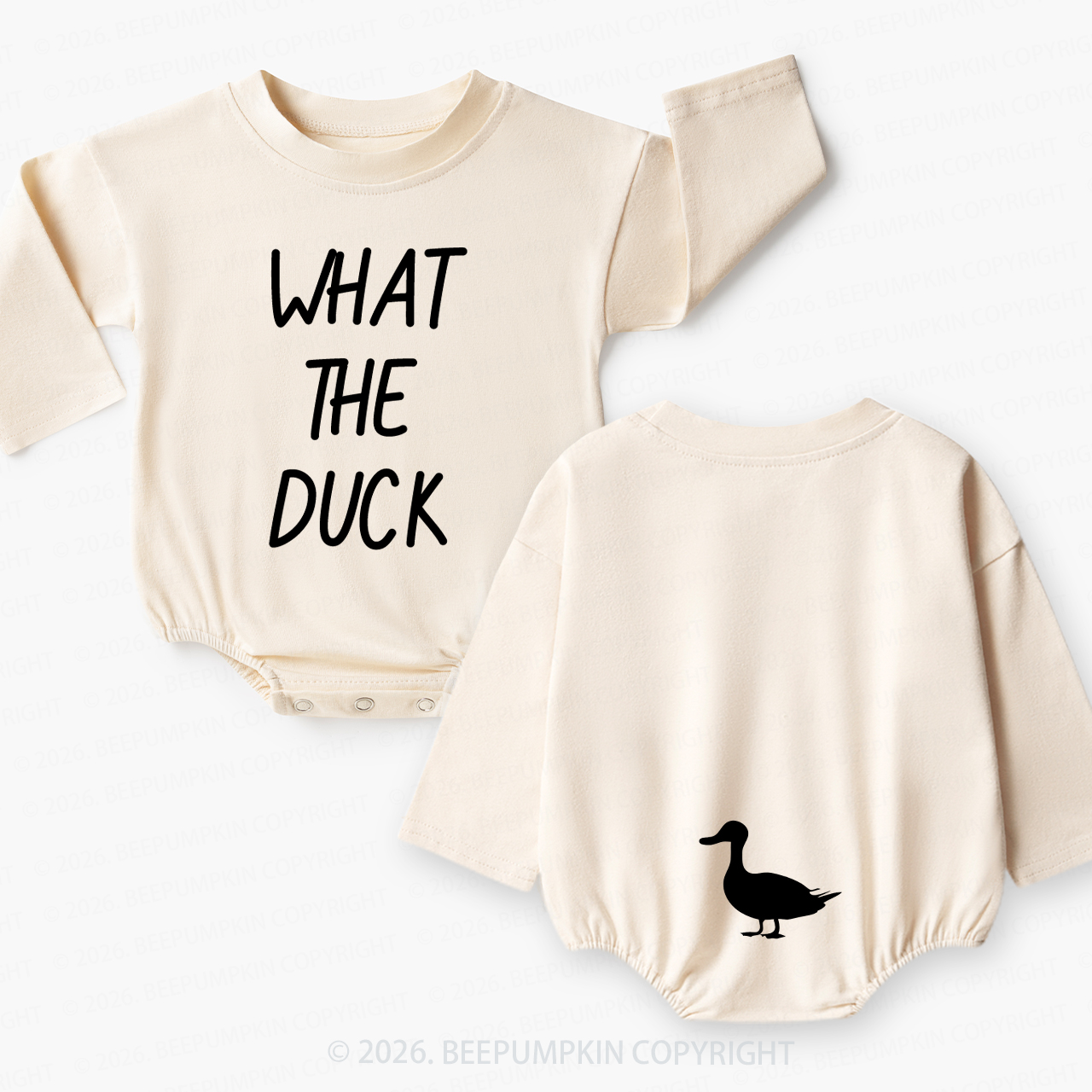 What The Duck Baby Bubble Romper