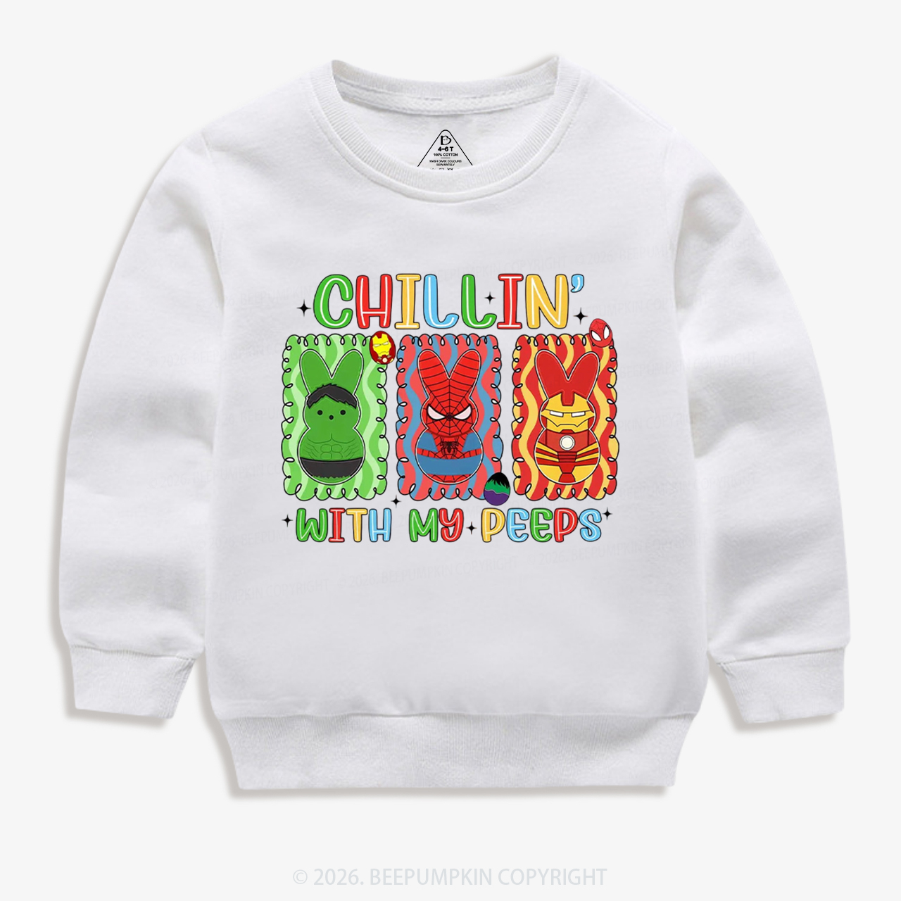 Chillin With My Friends Kid's Sweatshirt