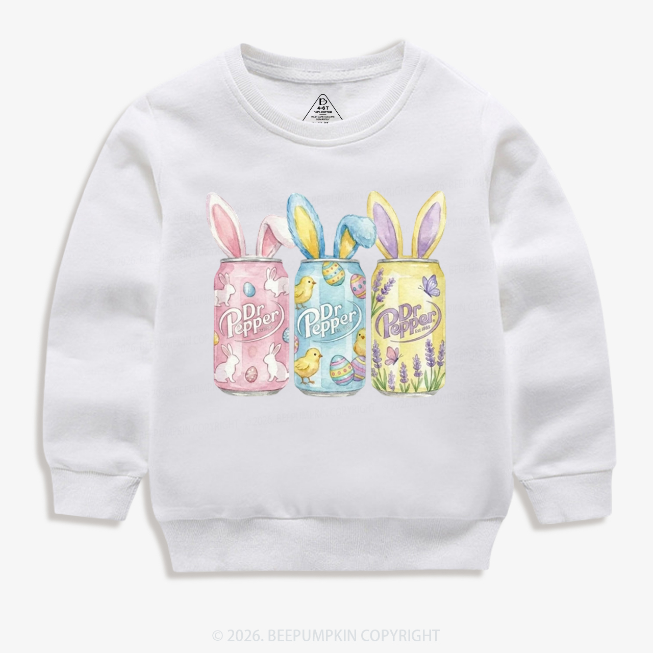 Bunny Easter Soda Kid's Sweatshirt