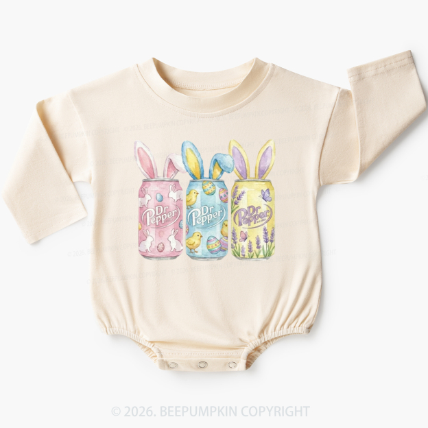 Bunny Easter Soda Baby Bubble Romper