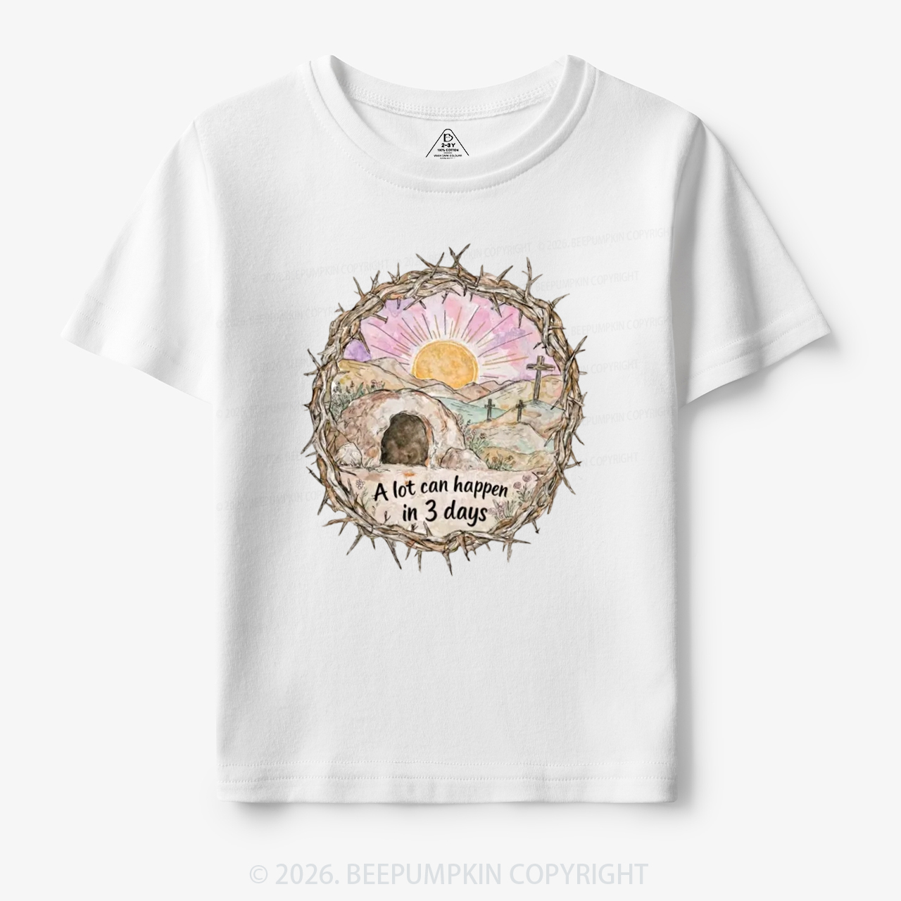 A Lot Can Happen in 3 Days Christian Toddler&Kid's Tees