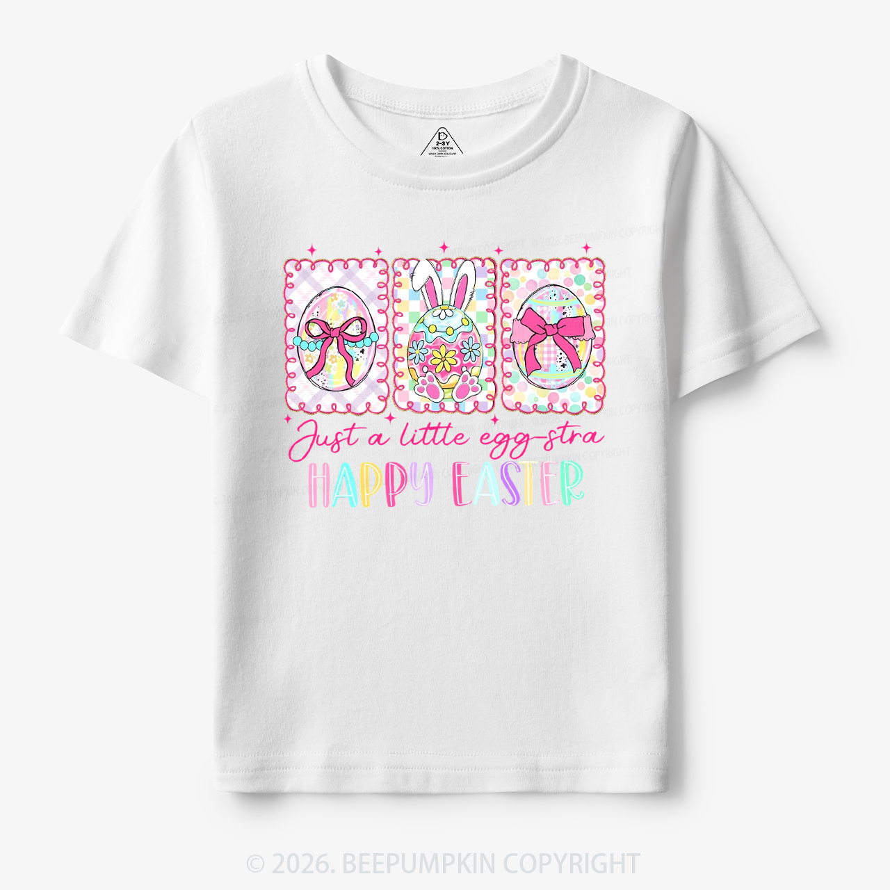 Just A Little Egg Star Easter Toddler&Kid's Tees