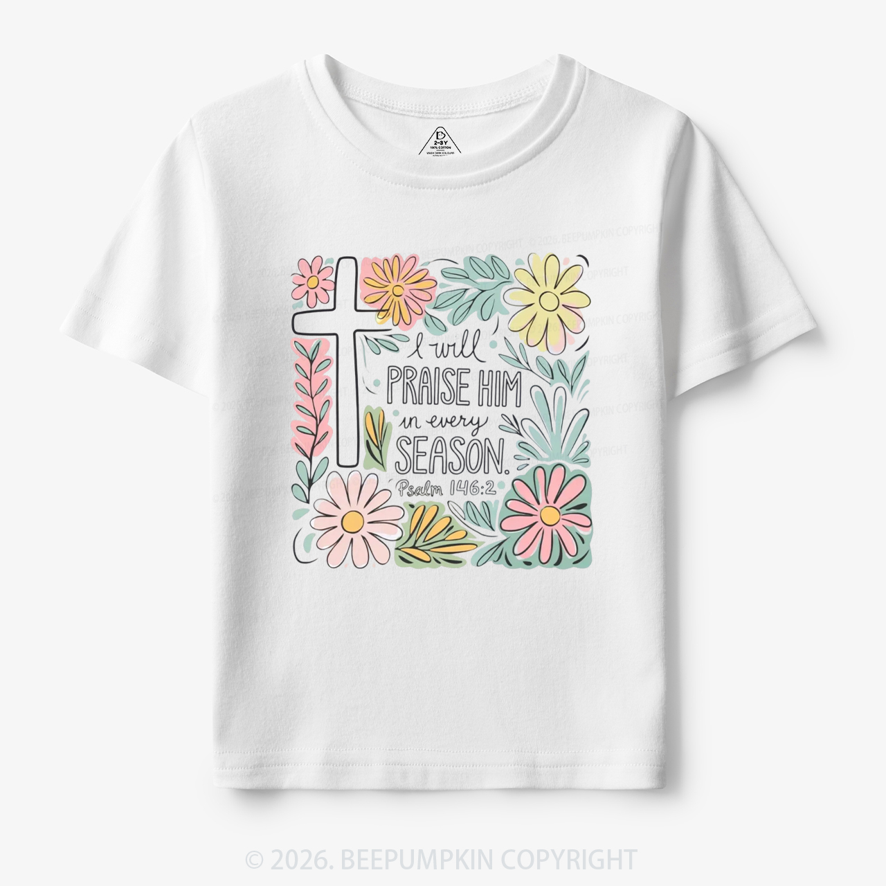 Easter I will Praise Him Toddler&Kid's Tees