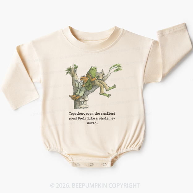 Frog and Toad Baby Bubble Romper