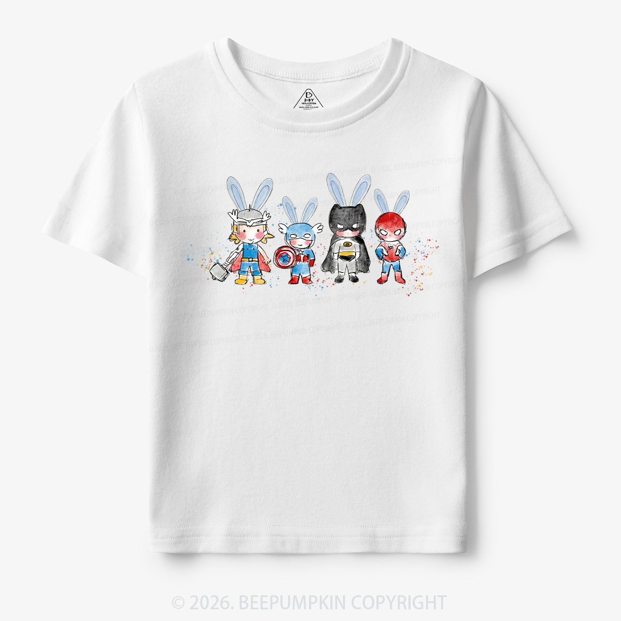 Easter Cute Cartoon Bunny Toddler&Kid's Tees