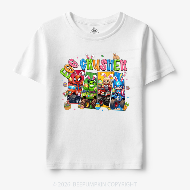 Easter Truck Egg Crusher Toddler&Kid's Tees